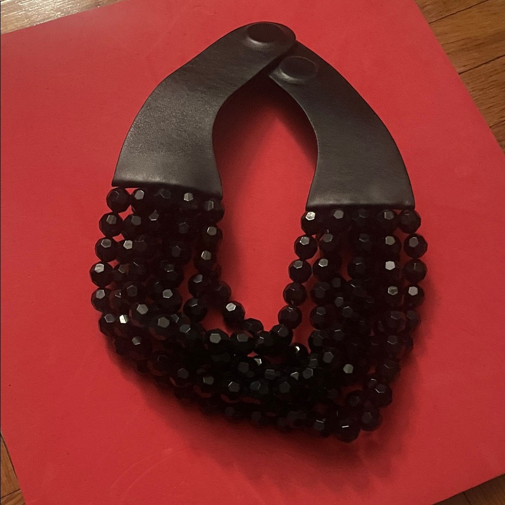 Fairchild Baldwin Elegant Black Beaded Bracelet